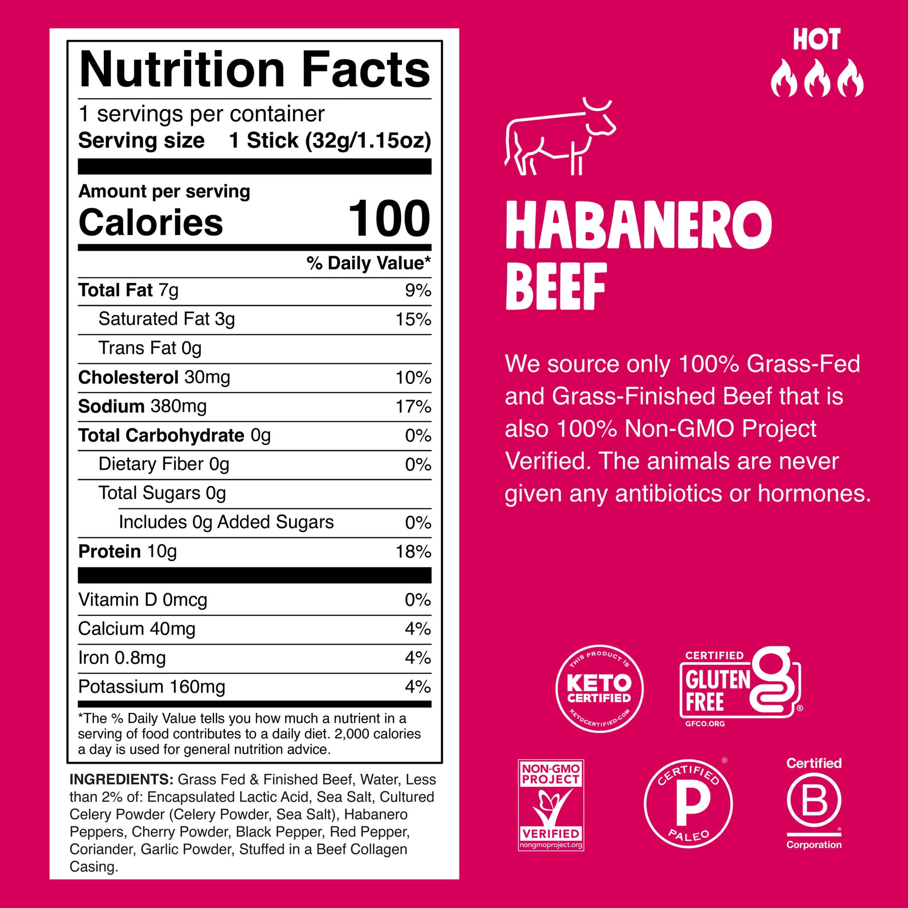 Habanero Beef - Soft Snack