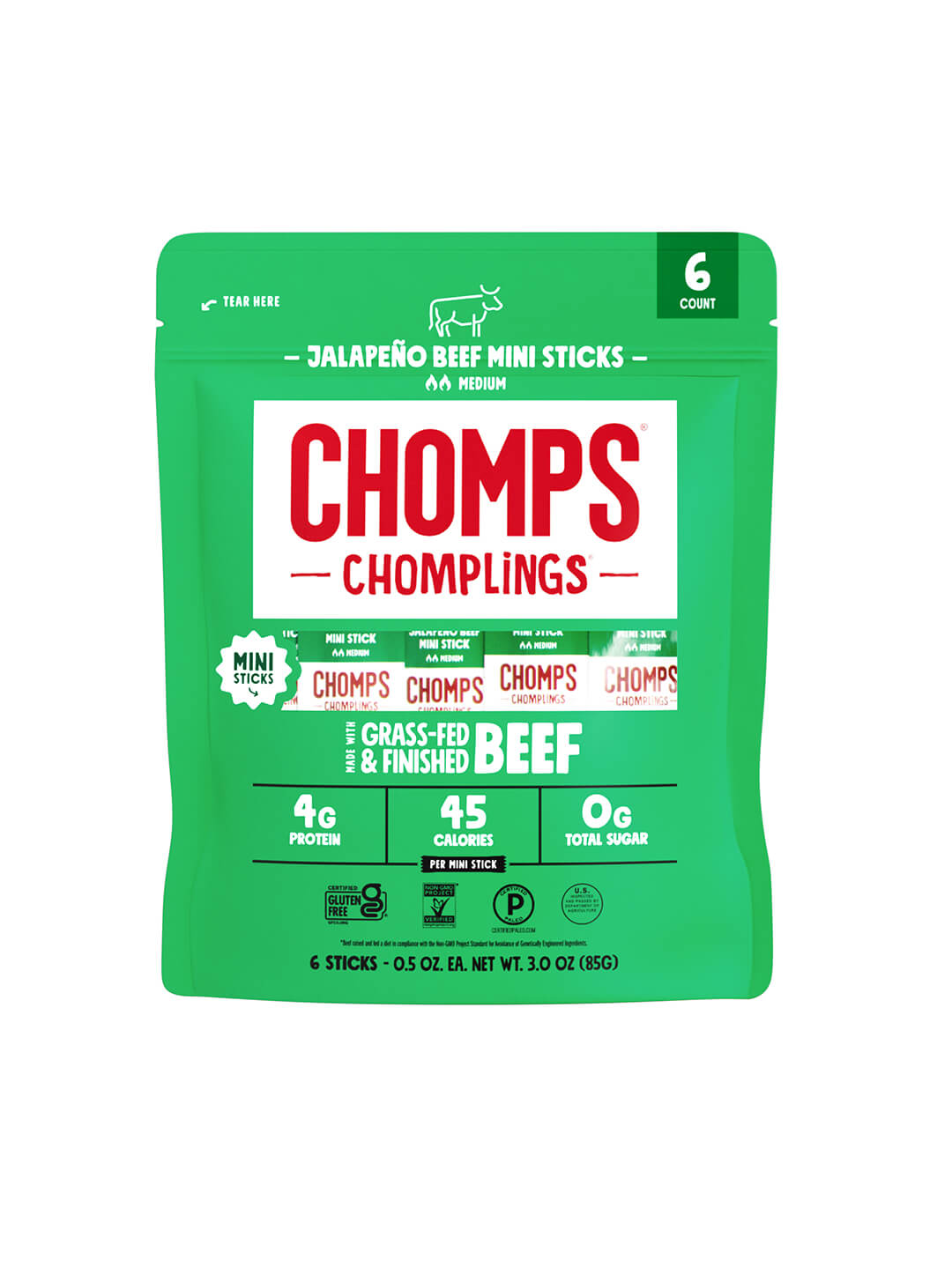 6 ct. Jalapeno Beef Chomplings - Premium Pack