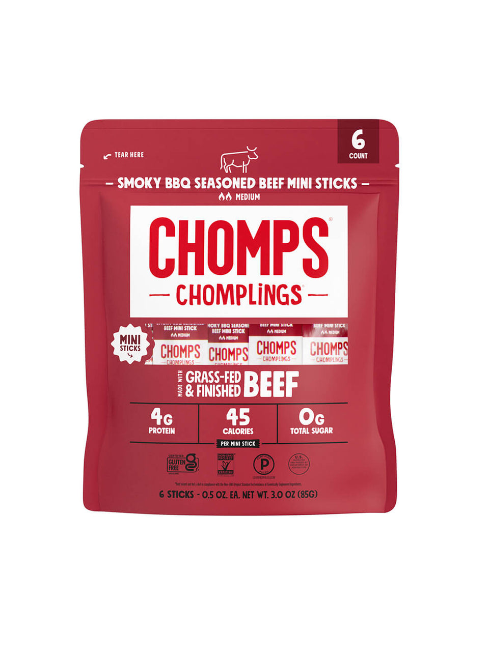6 ct. Smoky BBQ Beef Chomplings - Variety Favorite